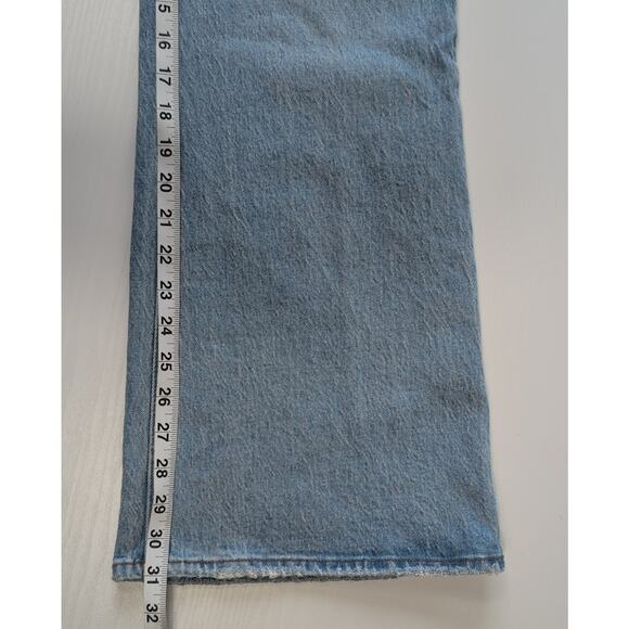 Abercrombie & Fitch Flare Jeans Womens 31/12R Light Wash High Rise Vintage Y2K - Picture 12 of 16